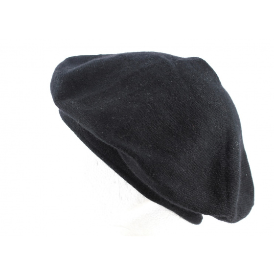 Black or Gray Cashmere Beret - Traclet Black or Gray Cashmere Beret - Traclet