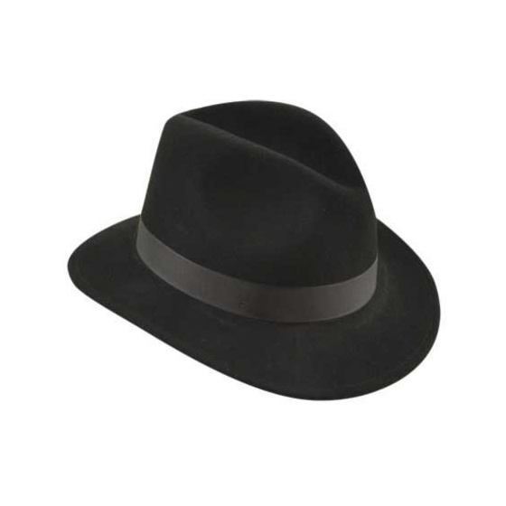 Chapeau Fedora  Curtis Noir Made in USA- Bailey