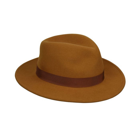 Curtis Bronze Fedora Hat - Bailey