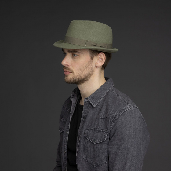 Wynn Olive Trilby Hat - Bailey