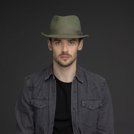 Chapeau Trilby Wynn Olive- Bailey