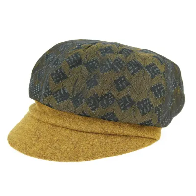 Mustard Wool Diamond Newsboy Cap - Traclet  Reference: 9666 | Traclet Hatmakers