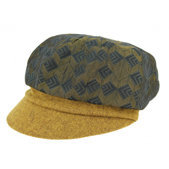 Gavroche Diamant Wool Mustard Cap- Traclet 