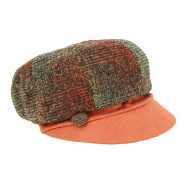 Casquette Gavroche Lochness Brique- Traclet  Reference : 9265 | Chapellerie Traclet