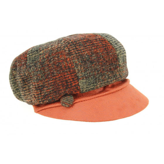 Traclet Lochness Brick Newsboy Cap
