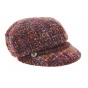 Chantal Bordeaux Newsboy Cap - Traclet