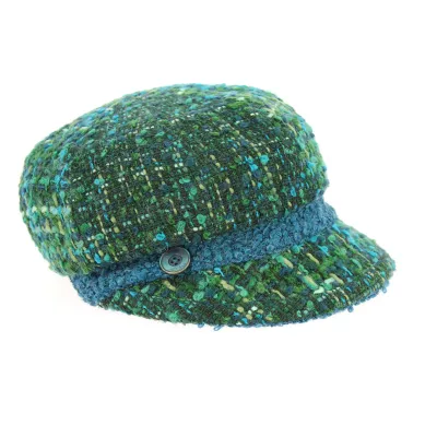 Chantal Lagoon Newsboy Cap - Traclet Reference: 9779 | Traclet Hatmakers