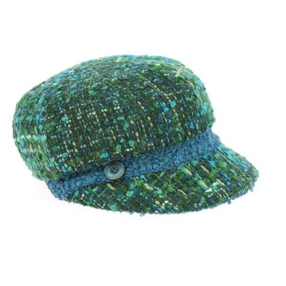 Chantal Lagoon Newsboy Cap - Traclet