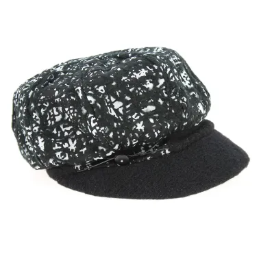Black & White Newsboy Cap - Traclet  Reference: 9358 | Traclet Hatmakers