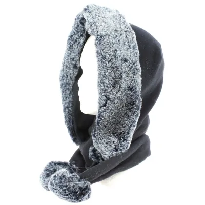 Capuche Norell Polaire Bleu Nuit- Traclet  Reference : 9780 | Chapellerie Traclet