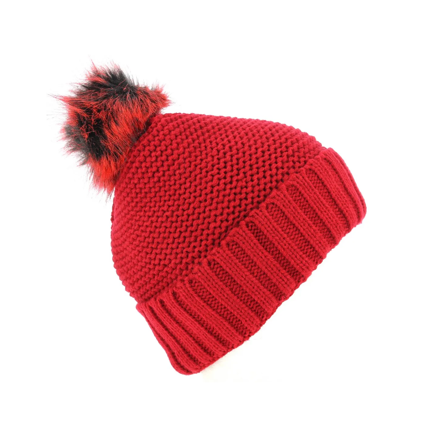 Bonnet à Pompon Danica Rouge- Traclet  Reference : 4241 | Chapellerie Traclet