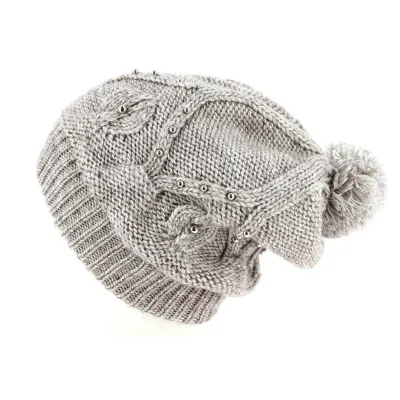 Long Pompom Beanie Birama Rope - Traclet Reference: 4236 | Traclet Hat Shop