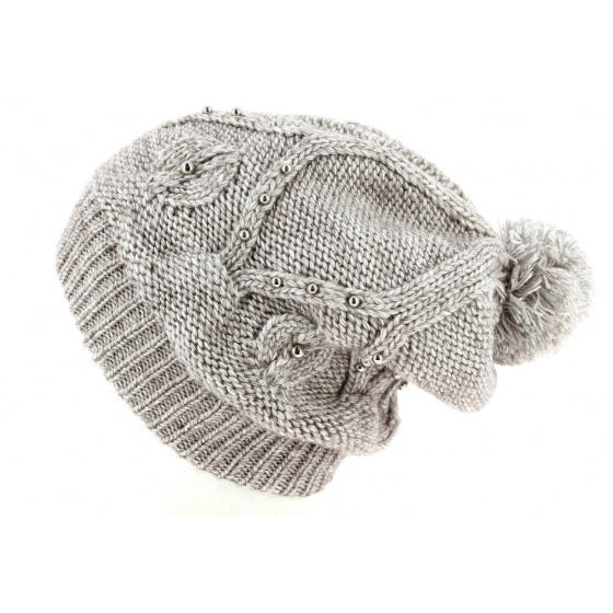 Long Pompom Beanie Birama Rope - Traclet
