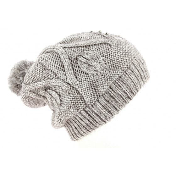 Long Pompom Beanie Birama Rope - Traclet