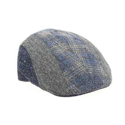 Blue Wool Rounded Harry Cap - Traclet Reference: 4124 | Traclet Hat Shop