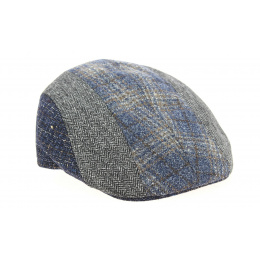 Blue Wool Rounded Harry Cap - Traclet