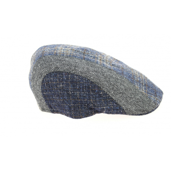 Blue Wool Rounded Harry Cap - Traclet