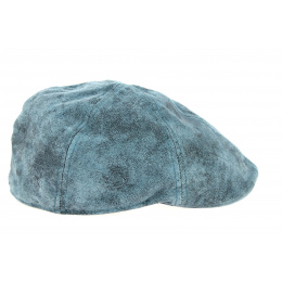 Blue Leather Brentford Duckbill Cap - Göttmann