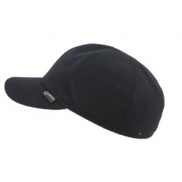 Casquette Cache-Oreilles Monaco Gore-tex Laine Noire - Gottmann