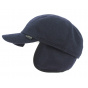 Monaco Gore-Tex Wool Navy Ear Flap Cap - Gottmann