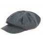Anthracite Wool Newsboy Cap - Traclet