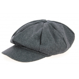 Gavroche Wool Anthracite Cap - Traclet