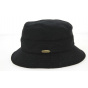 Gabria Wool & Cashmere Bucket Hat in Black - Traclet