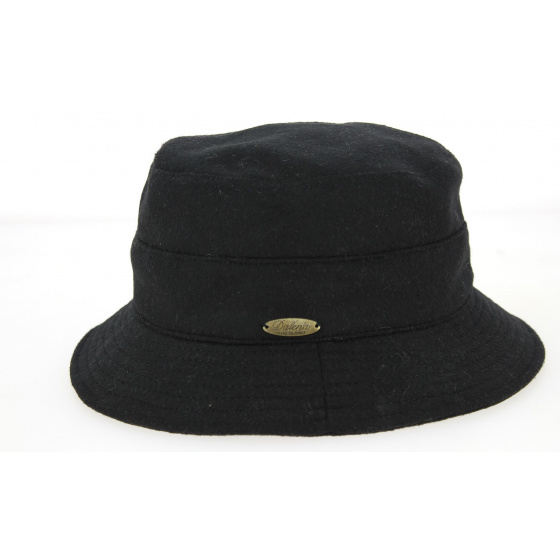 Gabria Wool & Cashmere Bucket Hat in Black - Traclet
