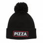 The Vice Pizza Black Beanie - Coal