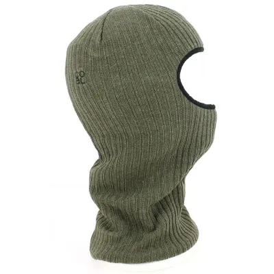 Cagoule The Knit Clava Olive- Coal  Reference : 5170 | Chapellerie Traclet