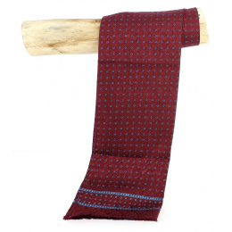 Burgundy Silk Scarf - City Sport