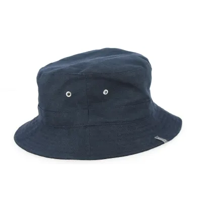 Navy Blue Cotton Bucket Hat - Large Size Reference: 9788 | Traclet Hat Shop