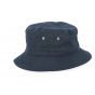 Navy Blue Cotton Bucket Hat - Large Size