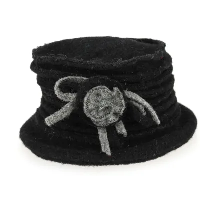 Laurie Wool Bouillie Hat - Traclet