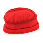 Red Wool Valérie Hat - Traclet