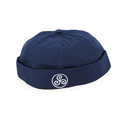 Bonnet Docker Coton Marine Triskel- Traclet  Reference : 9795 | Chapellerie Traclet