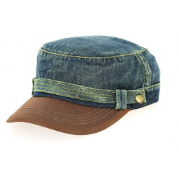 Casquette Cubaine Denim Foncé- Traclet
