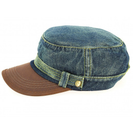 Casquette Cubaine Denim Foncé- Traclet