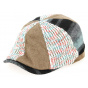 Duckbill Cap Patchwork Brown- Traclet 