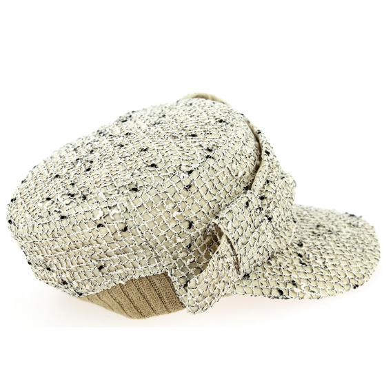 Beige Heathered Cuban Cap - Traclet