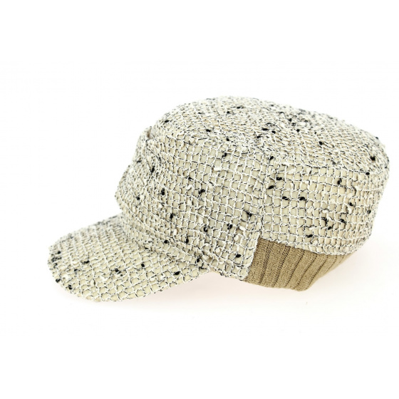 Beige Heathered Cuban Cap - Traclet