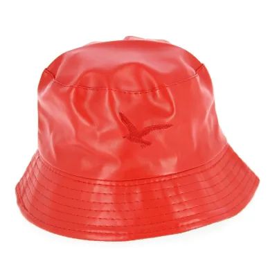 Chapeau Bob Pluie Mouette Rouge- Traclet Reference : 6226 | Chapellerie Traclet