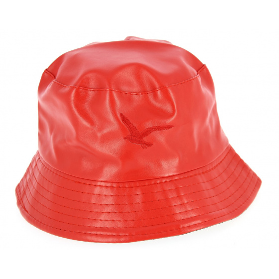 Chapeau Bob Pluie Mouette Rouge- Traclet