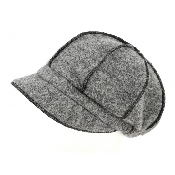 Casquette Gavroche Grise Laine- Traclet Casquette Gavroche Grise Laine- Traclet