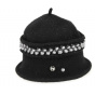 Women's Black Wool Beanie - Traclet