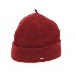 Women's Burgundy Rhinestone Toque - Mayser
