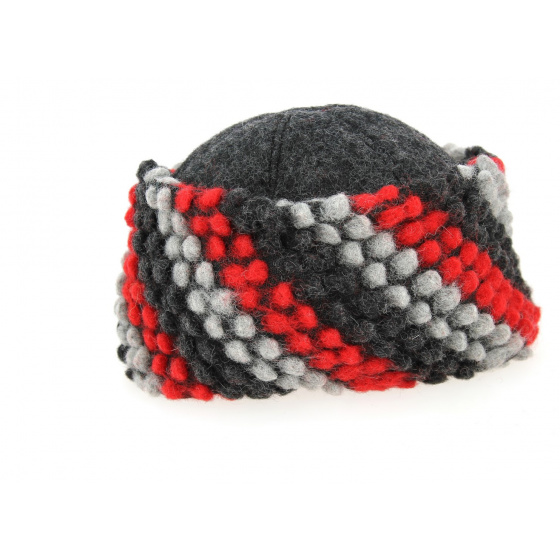 Women's Victoria Wool Toque Anthracite - Traclet