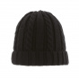 Black Edmond Twisted Beanie - Herman