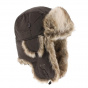 Brown Faux Fur Ushanka - Herman