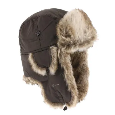 Chapka Fausse Fourrure Marron- Herman Reference : 2975 | Chapellerie Traclet